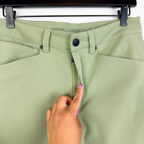 Myles Mens Tour Pant Modern Slim Fit 32” Green Stretch - Size S - Picture 3 of 9